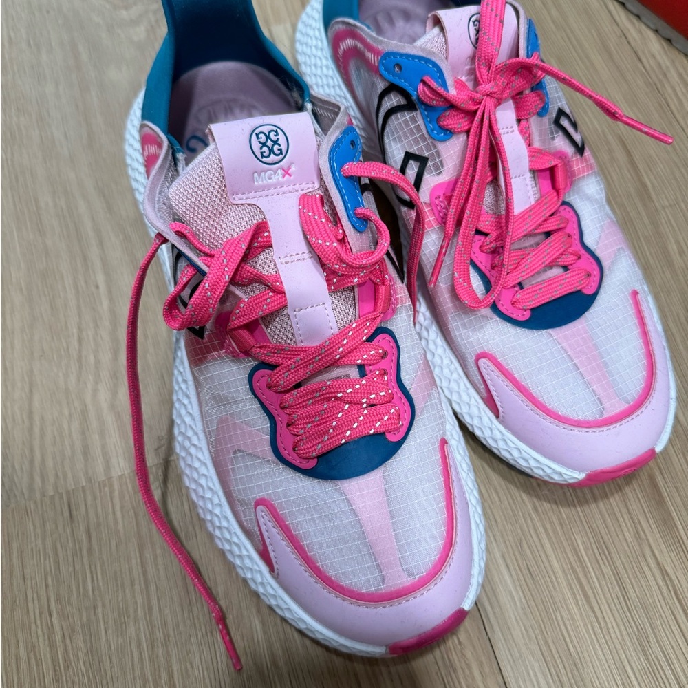 G/FORE Women's Sneakers in Pink and Blue